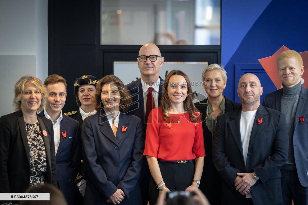 Roland Lescure at the Future4Care Incubator for the French Tech - Paris AJ