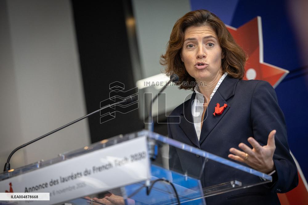 Roland Lescure at the Future4Care Incubator for the French Tech - Paris AJ