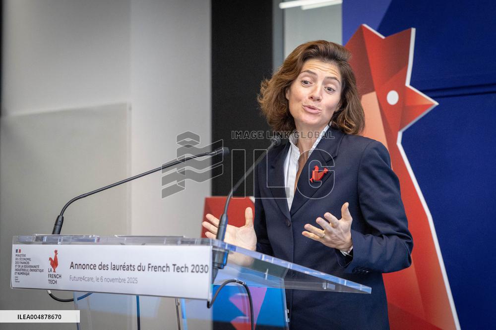 Roland Lescure at the Future4Care Incubator for the French Tech - Paris AJ