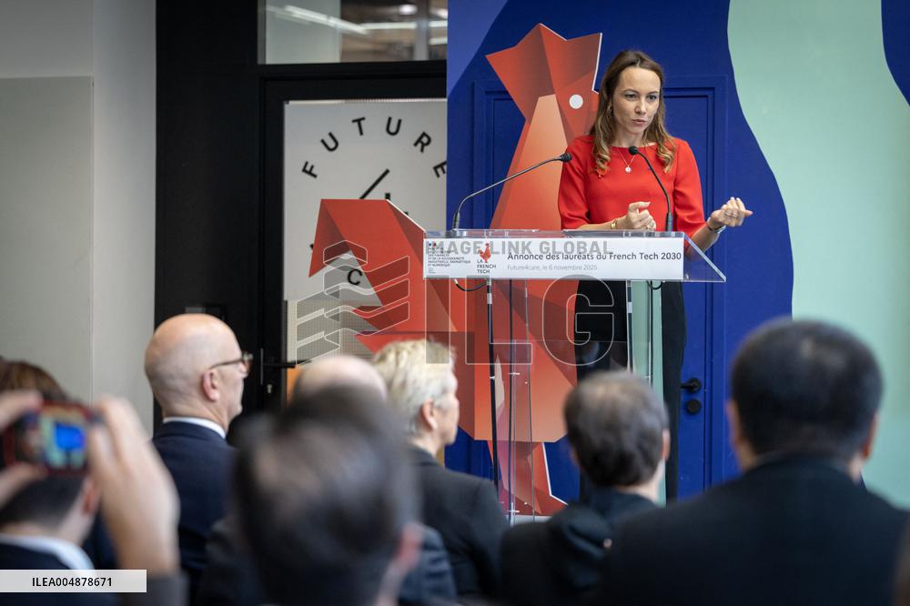 Roland Lescure at the Future4Care Incubator for the French Tech - Paris AJ