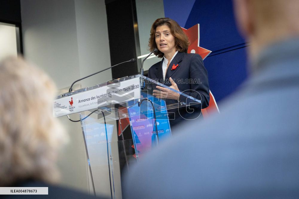 Roland Lescure at the Future4Care Incubator for the French Tech - Paris AJ