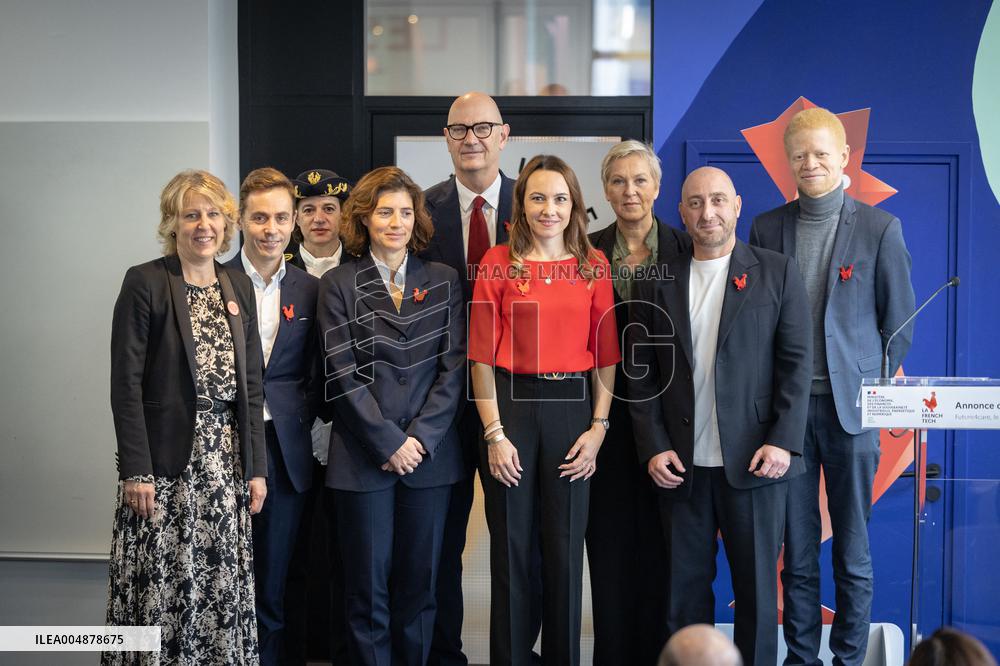 Roland Lescure at the Future4Care Incubator for the French Tech - Paris AJ