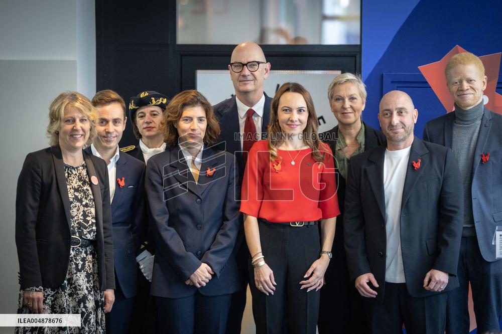Roland Lescure at the Future4Care Incubator for the French Tech - Paris AJ