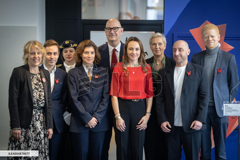 Roland Lescure at the Future4Care Incubator for the French Tech - Paris AJ