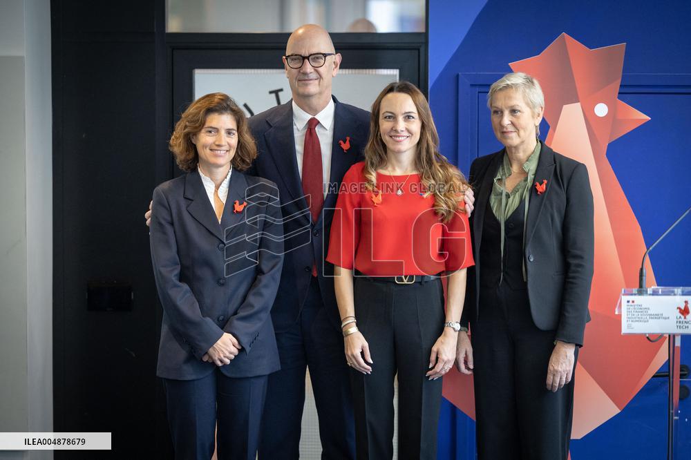Roland Lescure at the Future4Care Incubator for the French Tech - Paris AJ