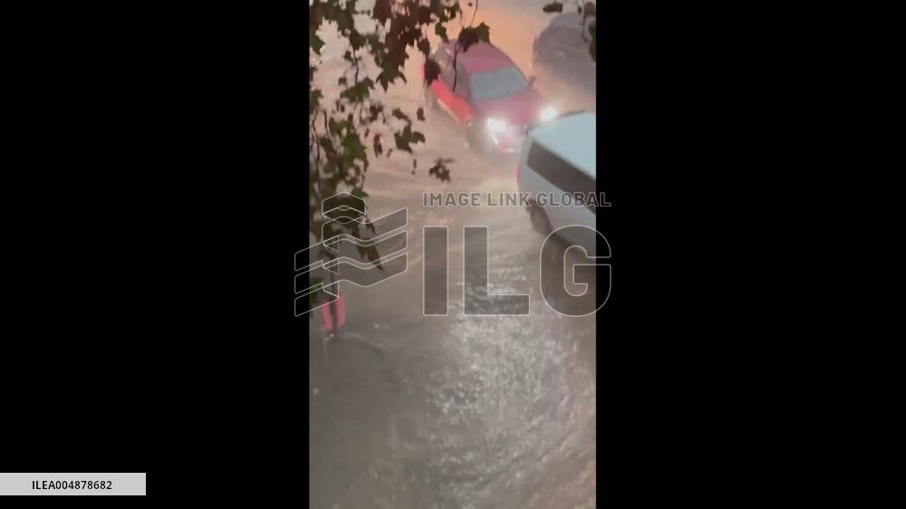 Spain: Storm Hit Parts of Catalonia, Flights Cancelled, Flooding Blocks Roads