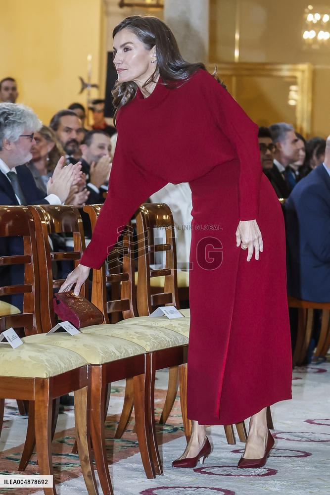 Queen Letizia Presides Over The National Innovation And Design Awards - Madrid - David