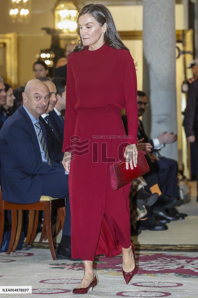 Queen Letizia Presides Over The National Innovation And Design Awards - Madrid - David