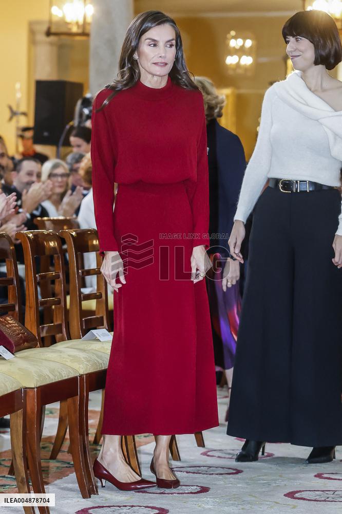 Queen Letizia Presides Over The National Innovation And Design Awards - Madrid - David