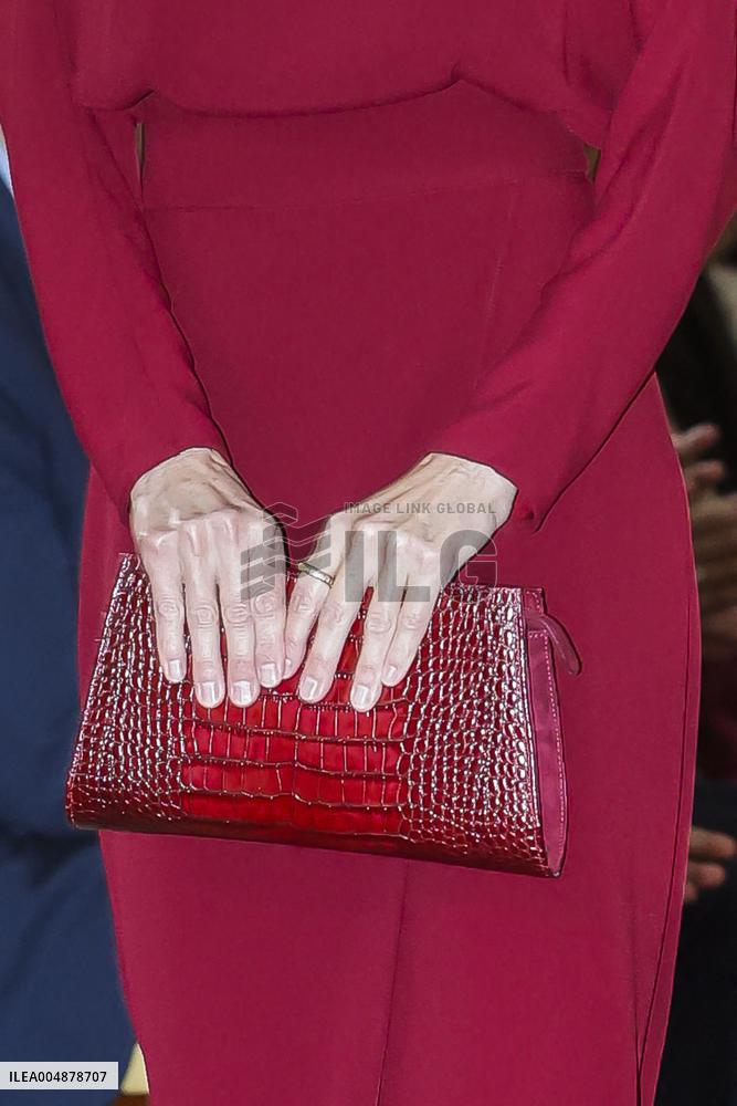 Queen Letizia Presides Over The National Innovation And Design Awards - Madrid - David