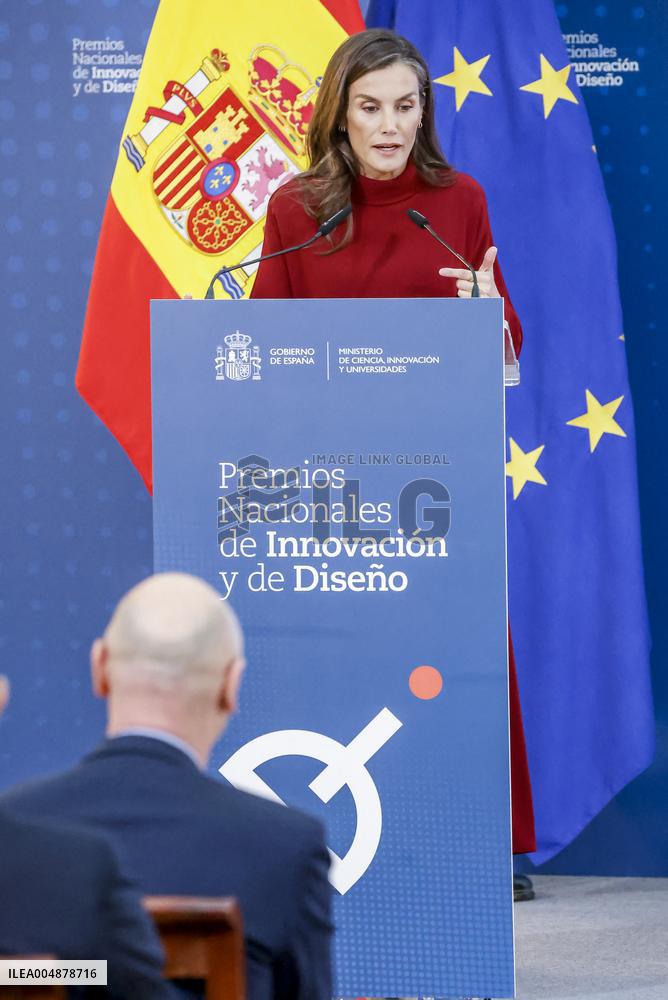 Queen Letizia Presides Over The National Innovation And Design Awards - Madrid - David