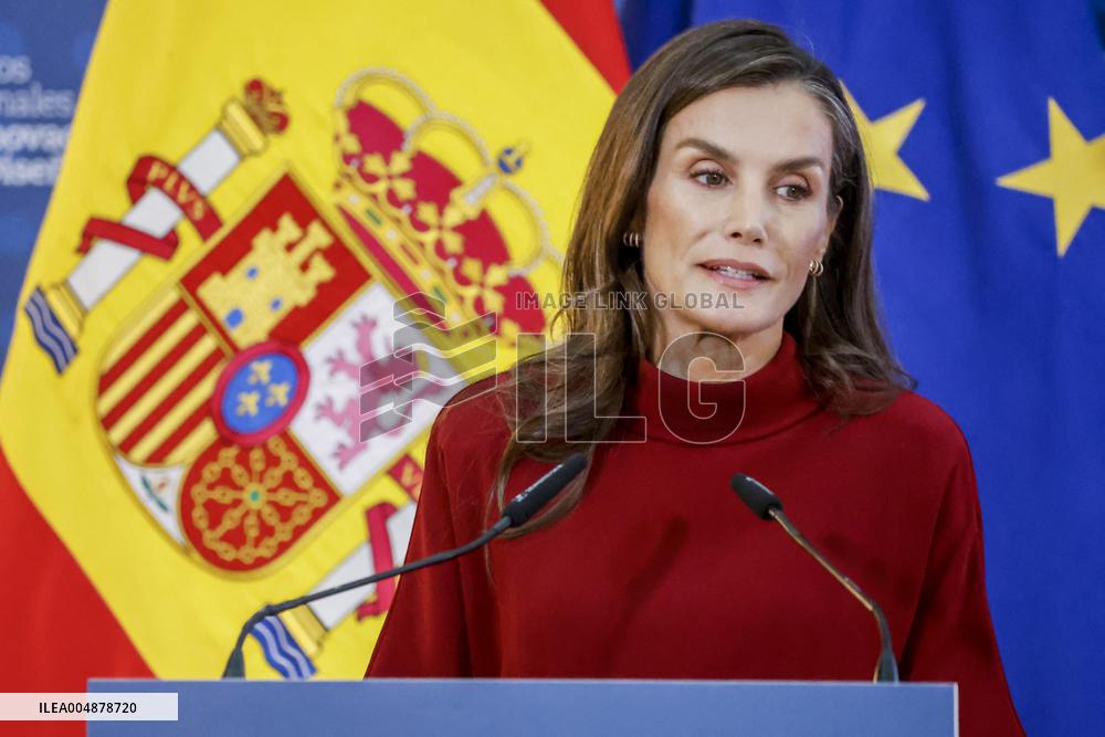 Queen Letizia Presides Over The National Innovation And Design Awards - Madrid - David