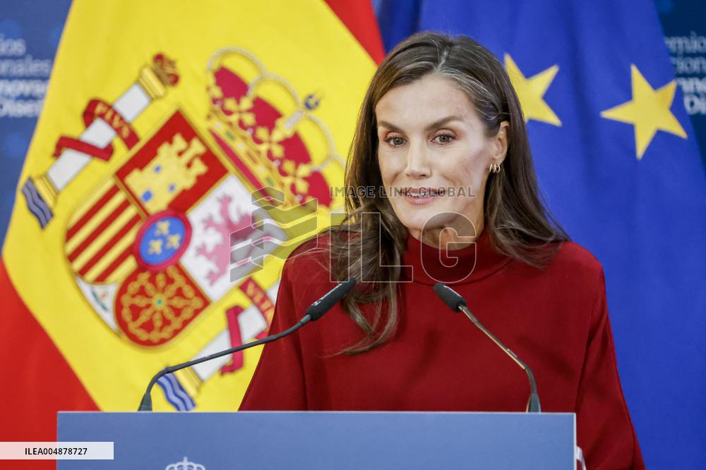 Queen Letizia Presides Over The National Innovation And Design Awards - Madrid - David