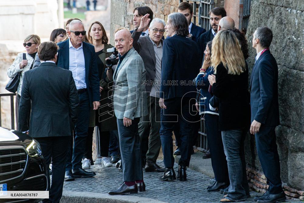 Robert De Niro Recieves The Capitoline Wolf - Rome