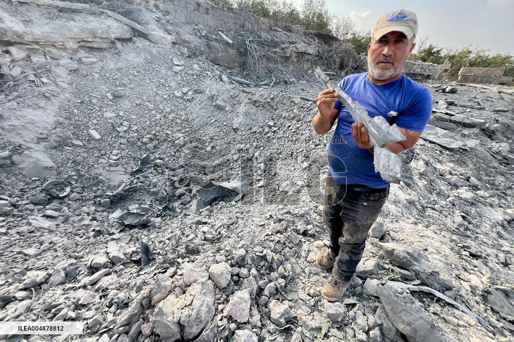 One Dead and Three Injured in An Israeli Air Strike in Southern Lebanon