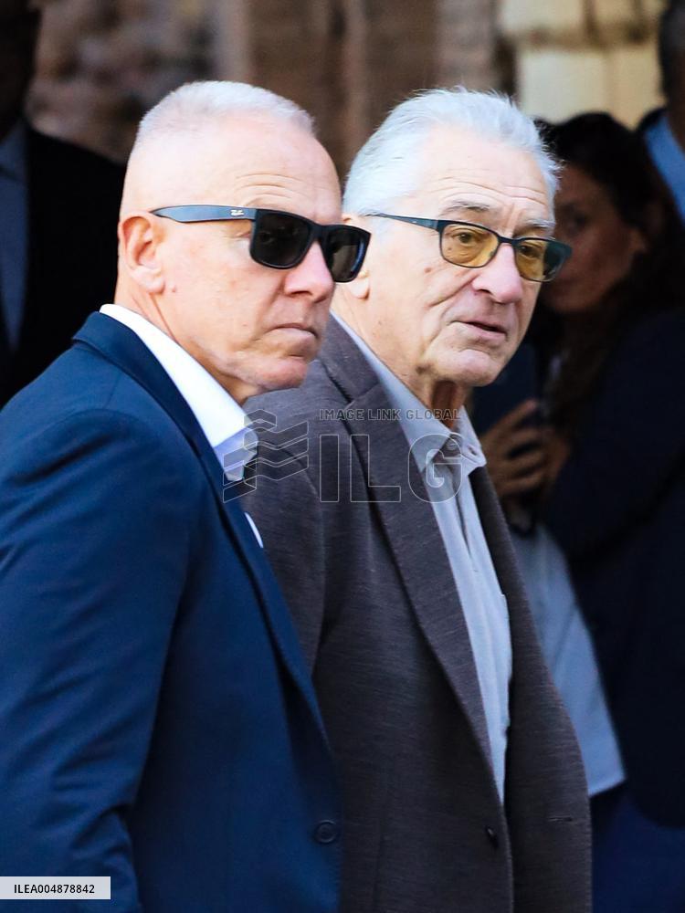 Robert De Niro Recieves The Capitoline Wolf - Rome