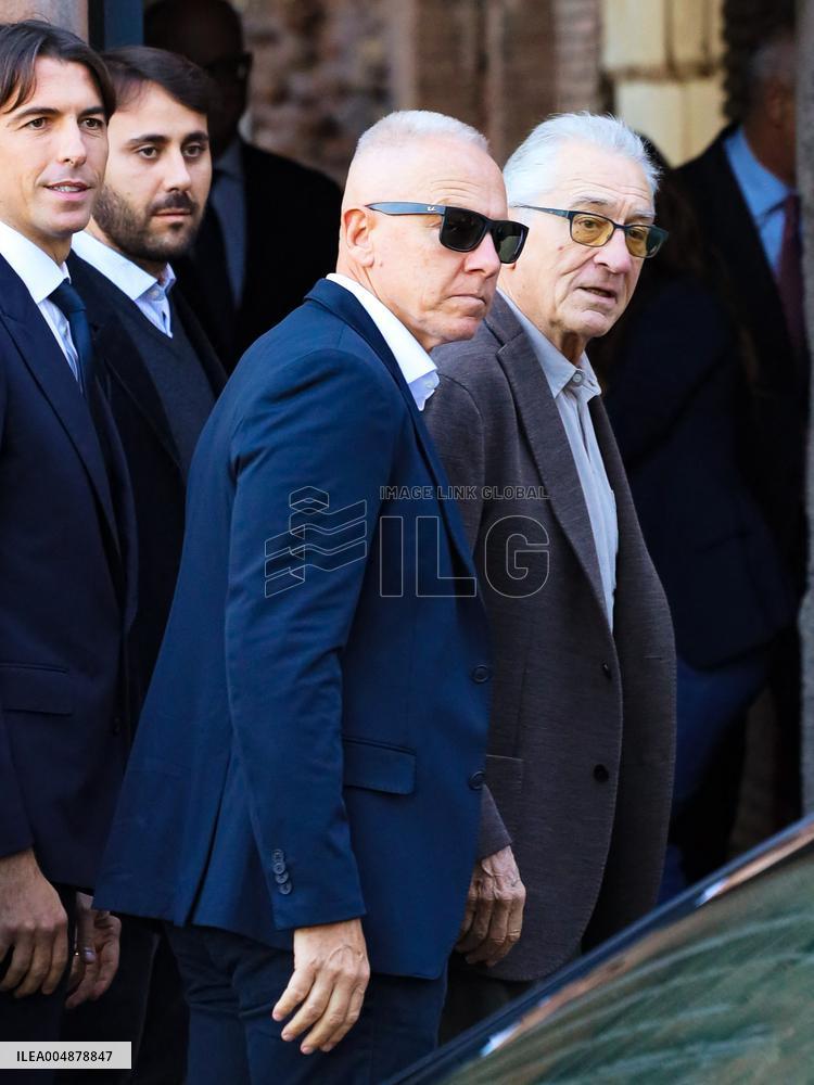 Robert De Niro Recieves The Capitoline Wolf - Rome