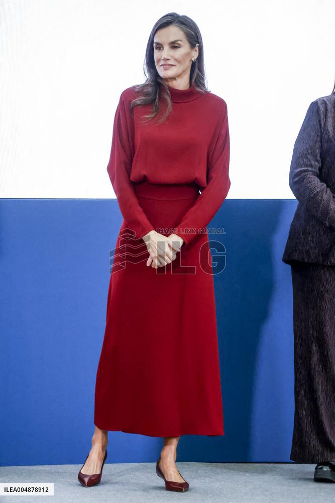 Queen Letizia Presides Over The National Innovation And Design Awards - Madrid
