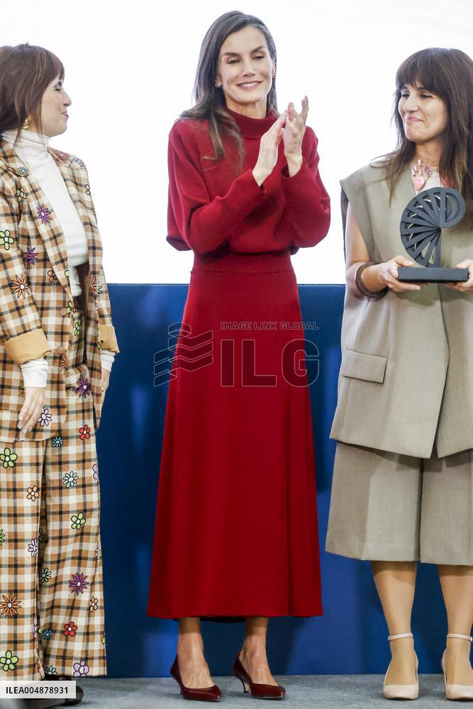 Queen Letizia Presides Over The National Innovation And Design Awards - Madrid