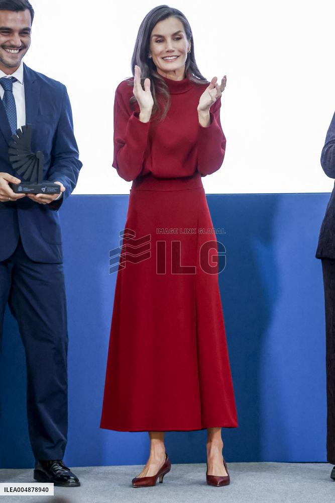 Queen Letizia Presides Over The National Innovation And Design Awards - Madrid