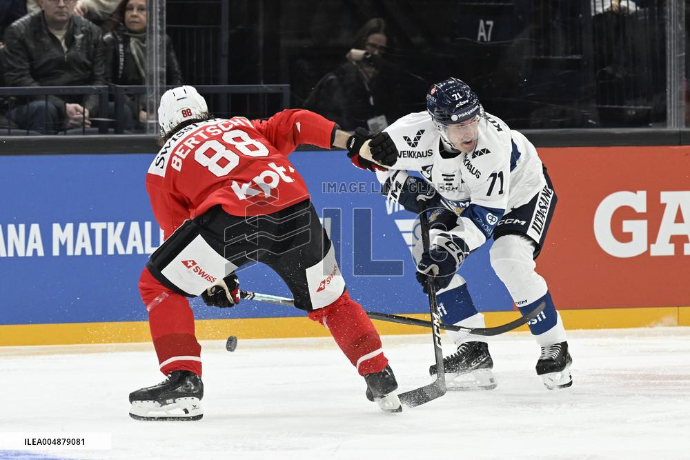 Euro Hockey Tour 2025 in Tampere, Finland - Switzerland vs. Finland