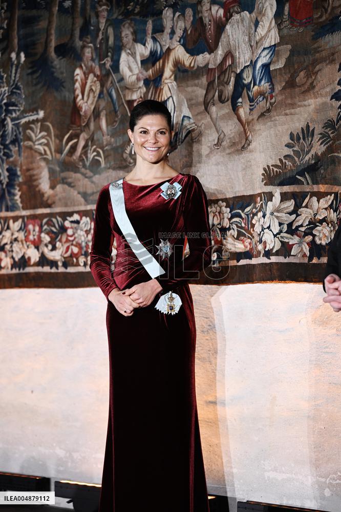 SWEDEN'S CROWN PRINCESS AT GUSTAV ADOLF'S ACADEMY