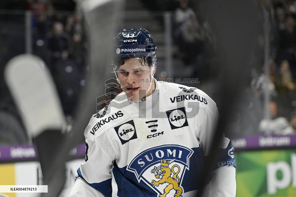 Euro Hockey Tour 2025 in Tampere, Finland - Switzerland vs. Finland