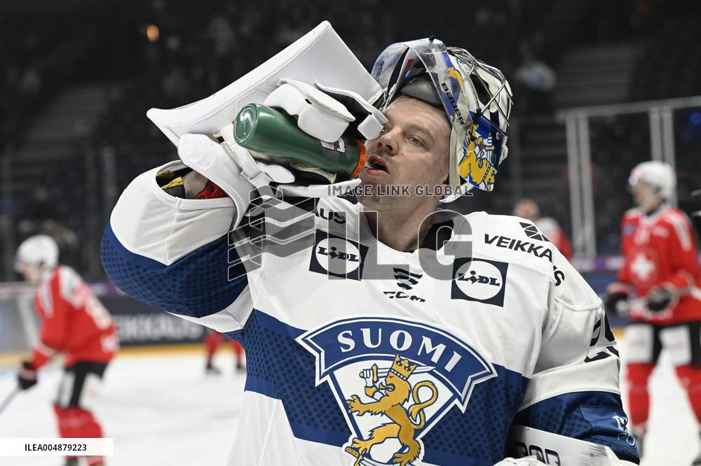 Euro Hockey Tour 2025 in Tampere, Finland - Switzerland vs. Finland