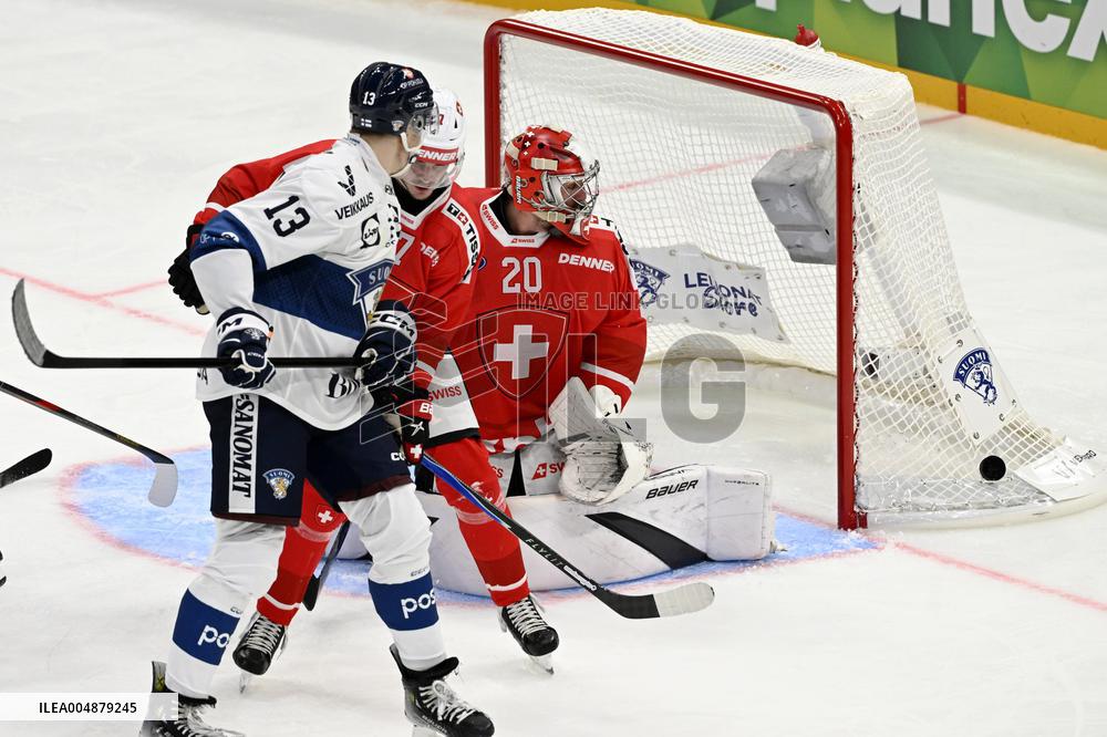 Euro Hockey Tour 2025 in Tampere, Finland - Switzerland vs. Finland