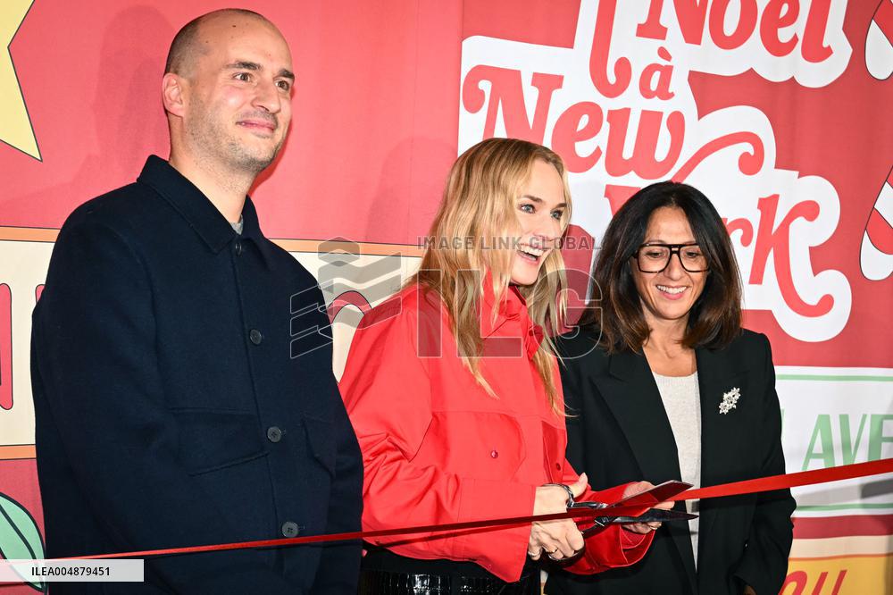 Inauguration of the Printemps Christmas window displays in Paris FA