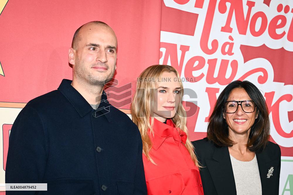 Inauguration of the Printemps Christmas window displays in Paris FA