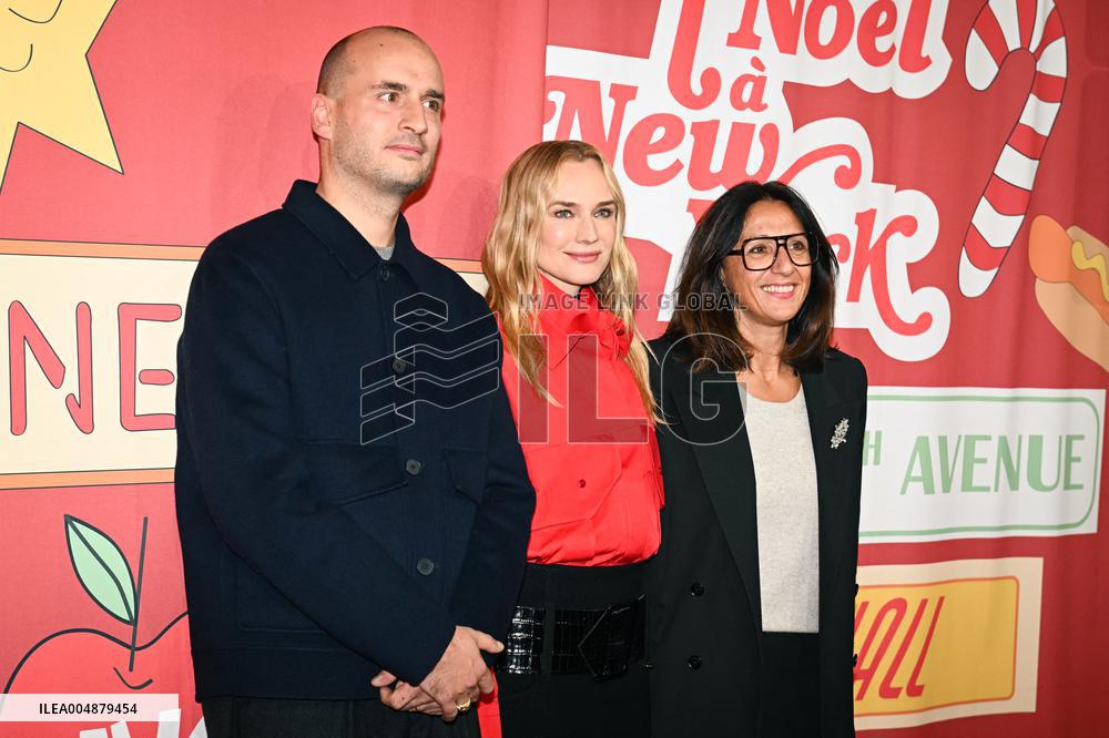 Inauguration of the Printemps Christmas window displays in Paris FA