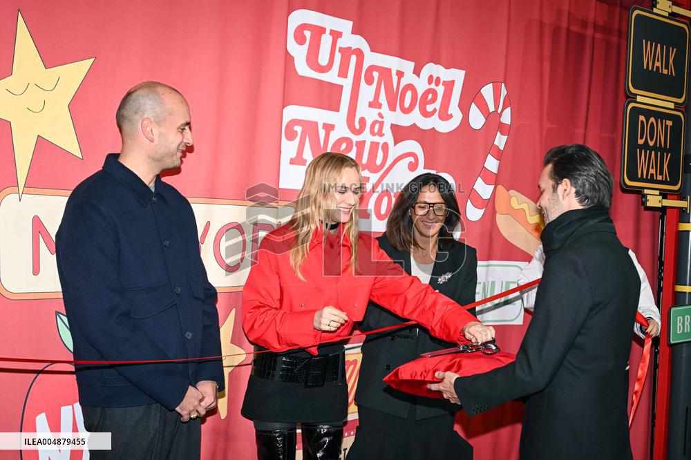 Inauguration of the Printemps Christmas window displays in Paris FA