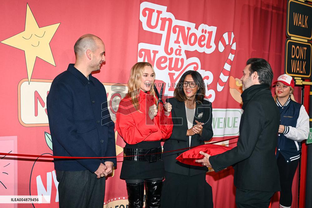 Inauguration of the Printemps Christmas window displays in Paris FA