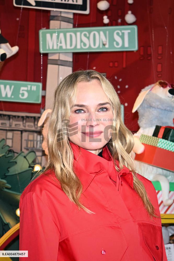 Inauguration of the Printemps Christmas window displays in Paris FA