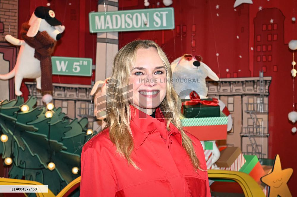 Inauguration of the Printemps Christmas window displays in Paris FA