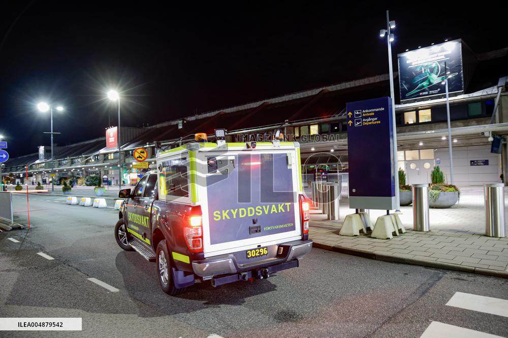 DRONE ALARM LANDVETTER AIRPORT