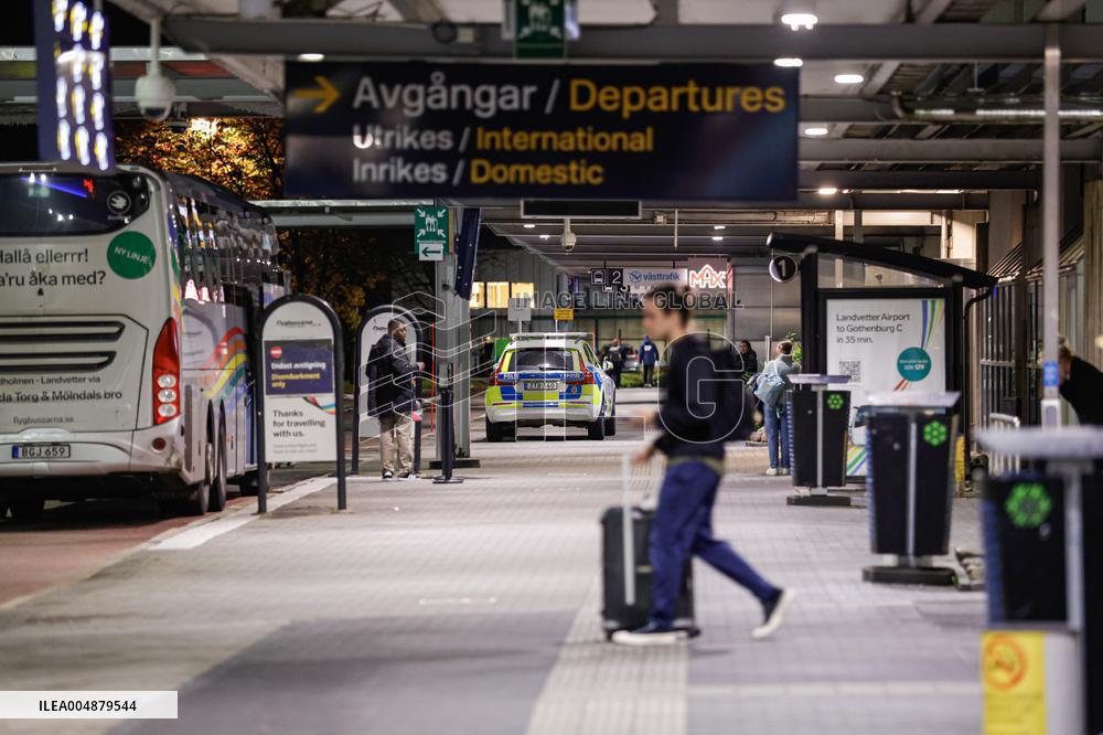 DRONE ALARM LANDVETTER AIRPORT