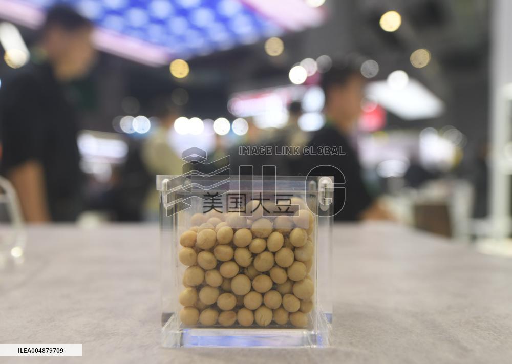 U.S. Soybean Export Council booth at 8TH CIIE in Shanghai
