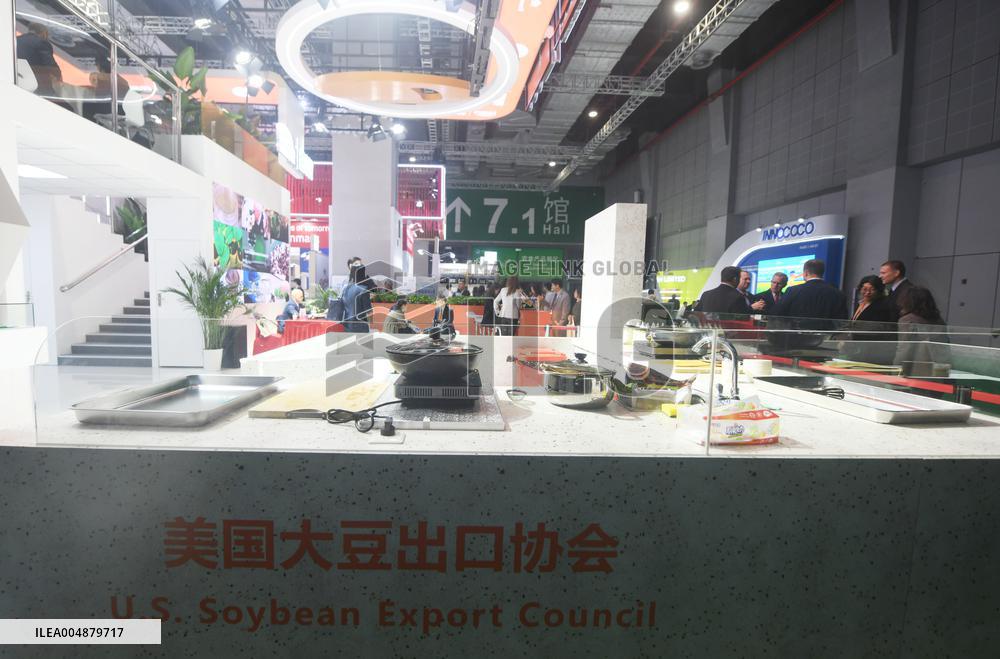 U.S. Soybean Export Council booth at 8TH CIIE in Shanghai