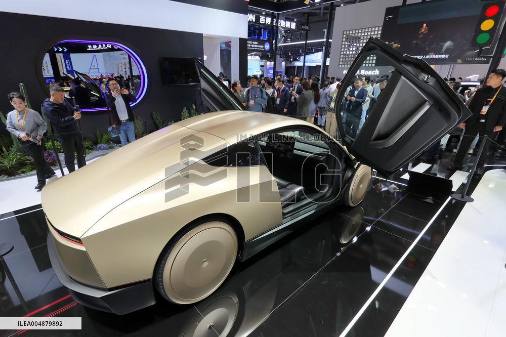 Tesla Cyber Autonomous EV at 8th CIIE in Shanghai