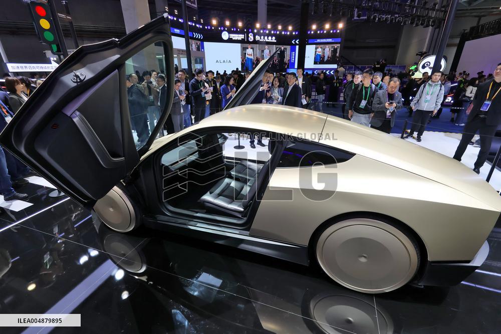 Tesla Cyber Autonomous EV at 8th CIIE in Shanghai