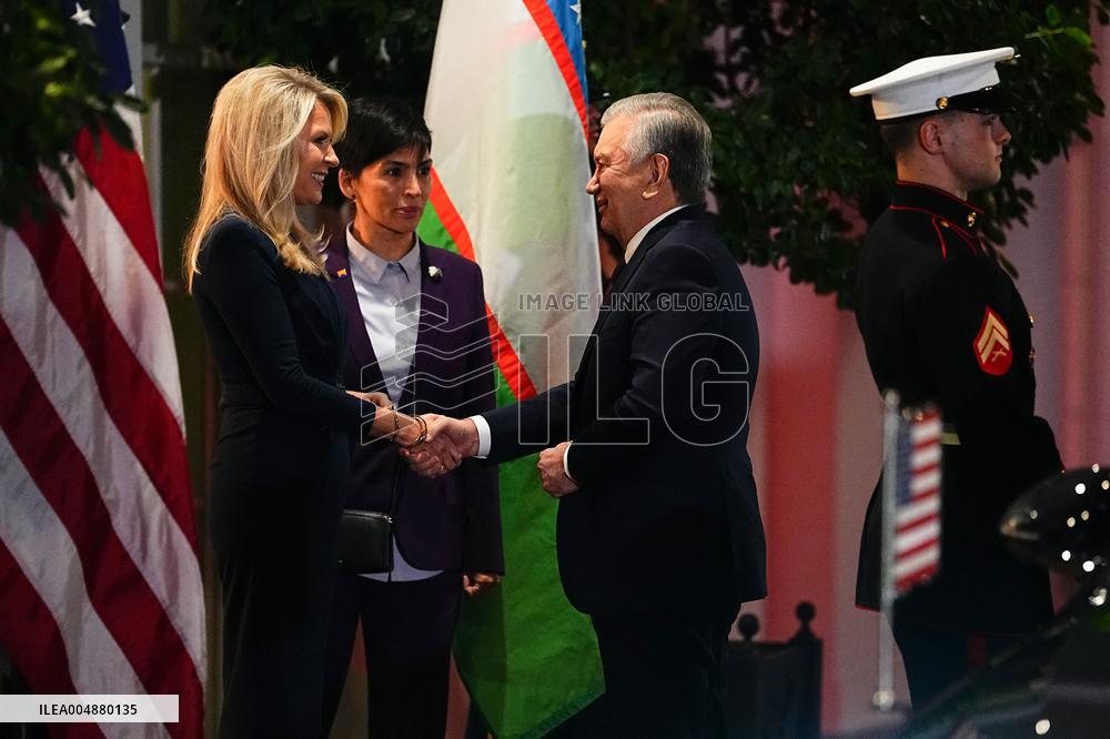 Donald Trump Hosts Summit Dinner With Central Asian Leaders - DC