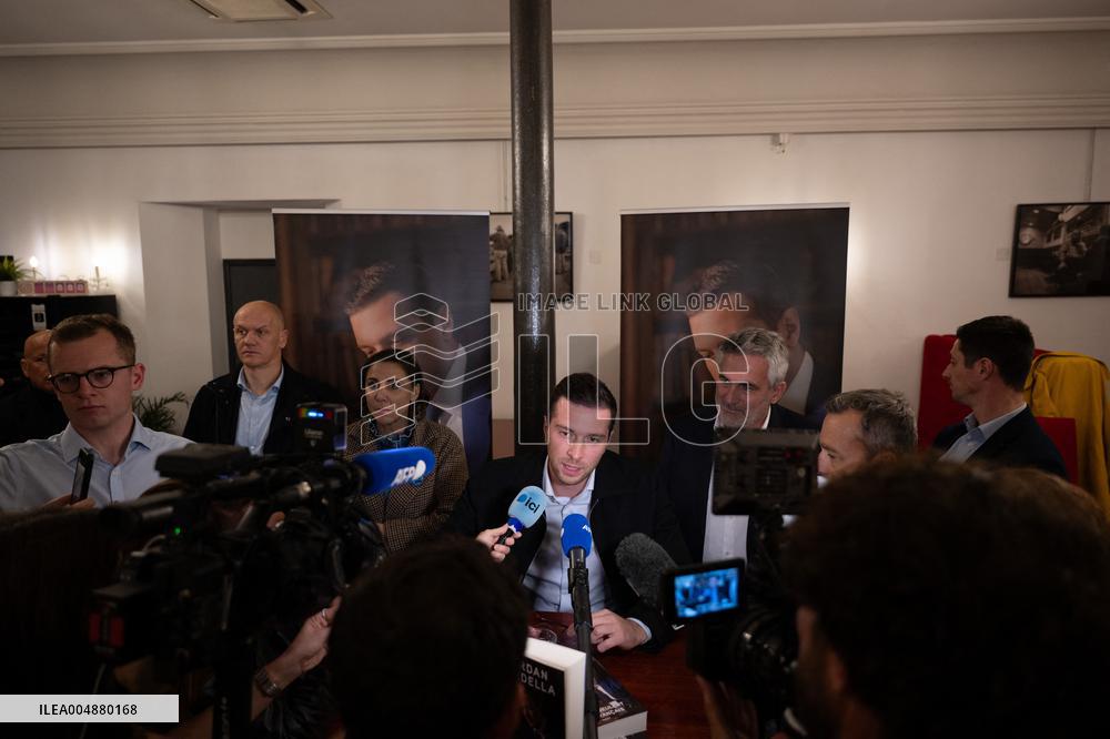 Jordan Bardella Book Signing - Toulon