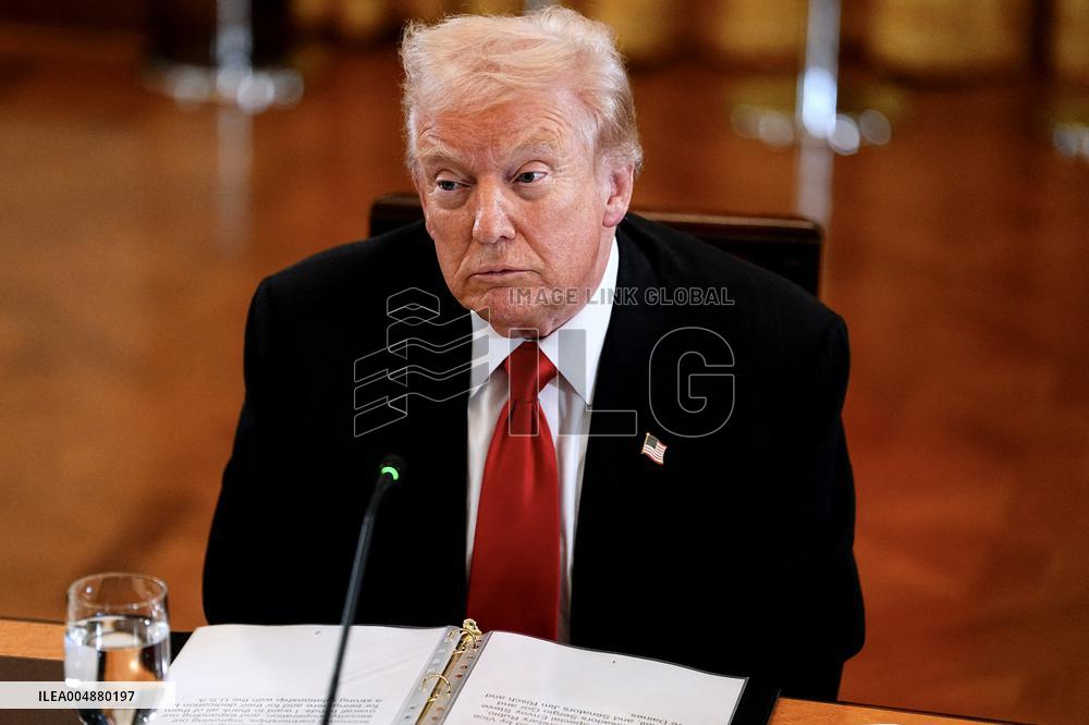 Donald Trump Hosts Summit Dinner With Central Asian Leaders - DC