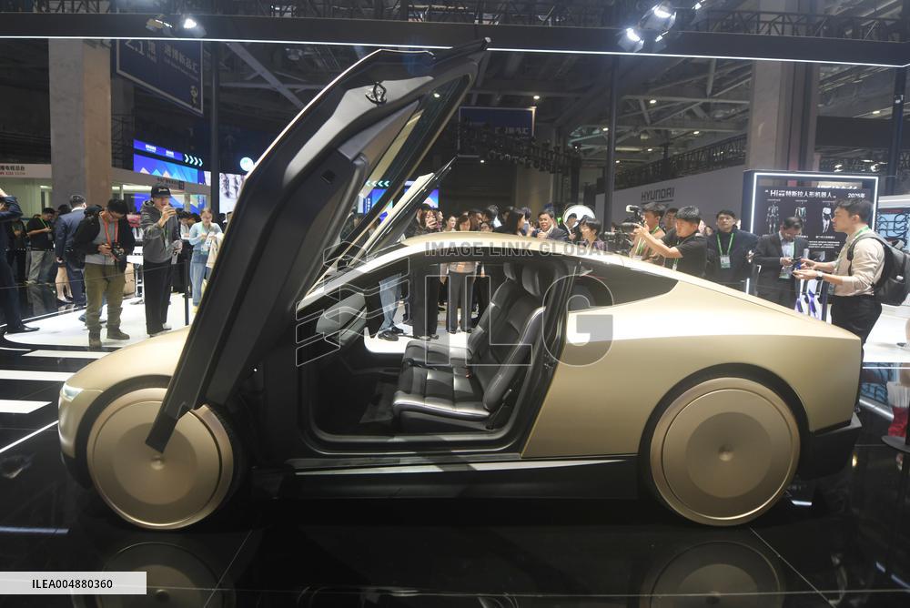 Tesla Cyber Autonomous EV at 8th CIIE in Shanghai