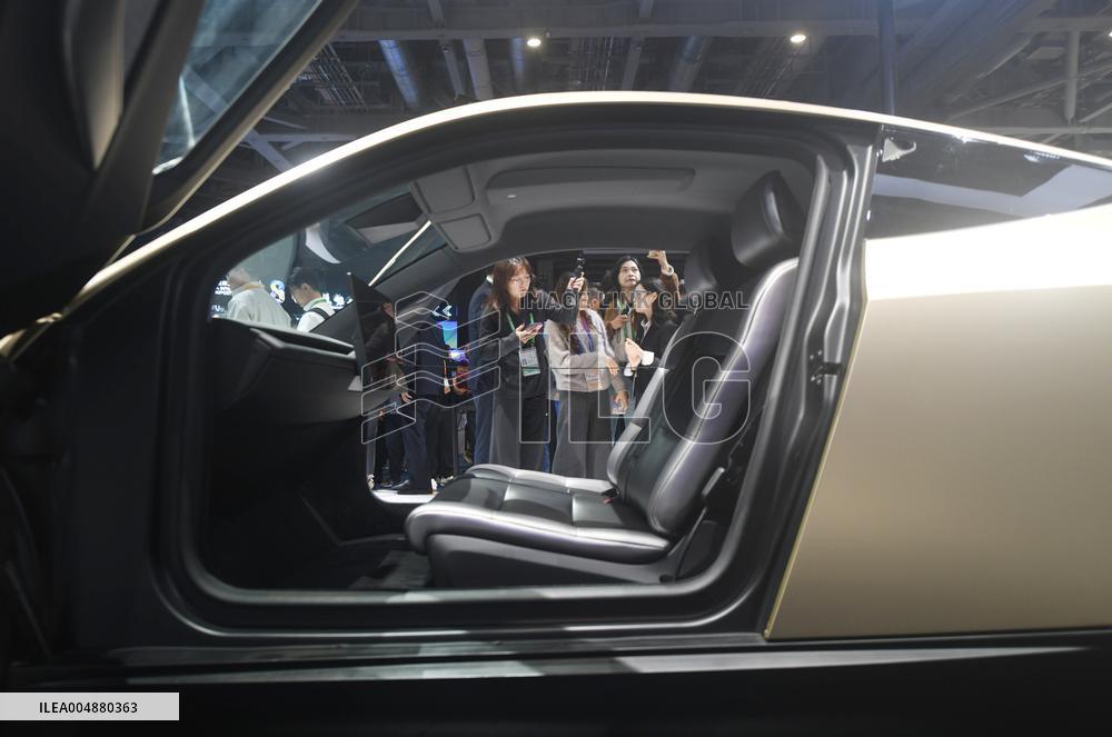 Tesla Cyber Autonomous EV at 8th CIIE in Shanghai
