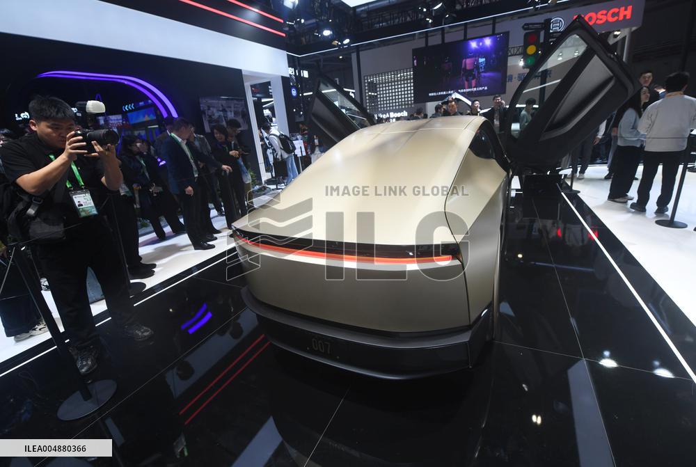 Tesla Cyber Autonomous EV at 8th CIIE in Shanghai