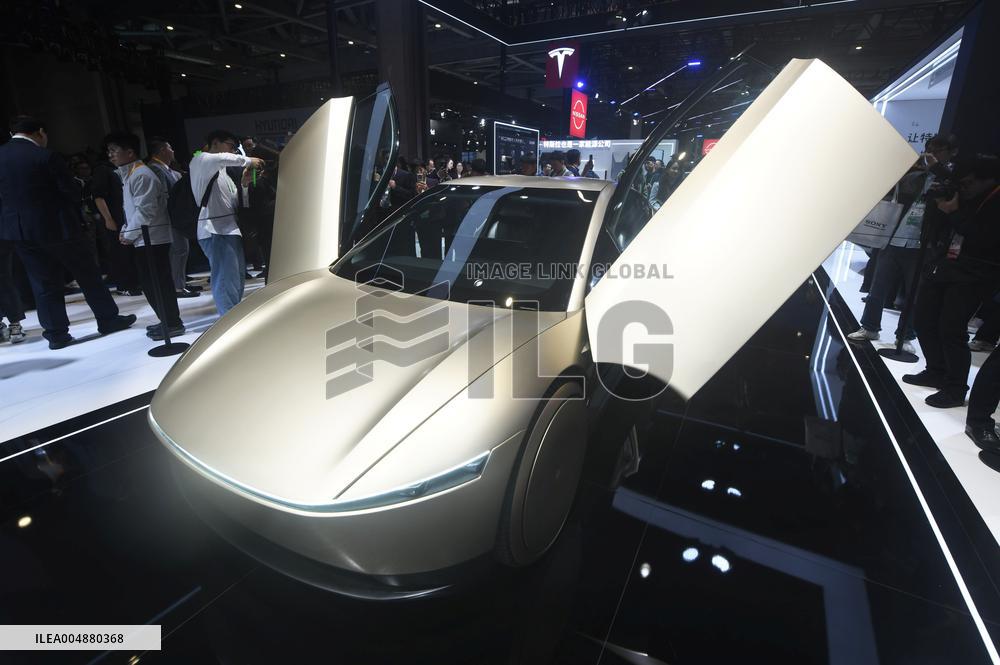 Tesla Cyber Autonomous EV at 8th CIIE in Shanghai