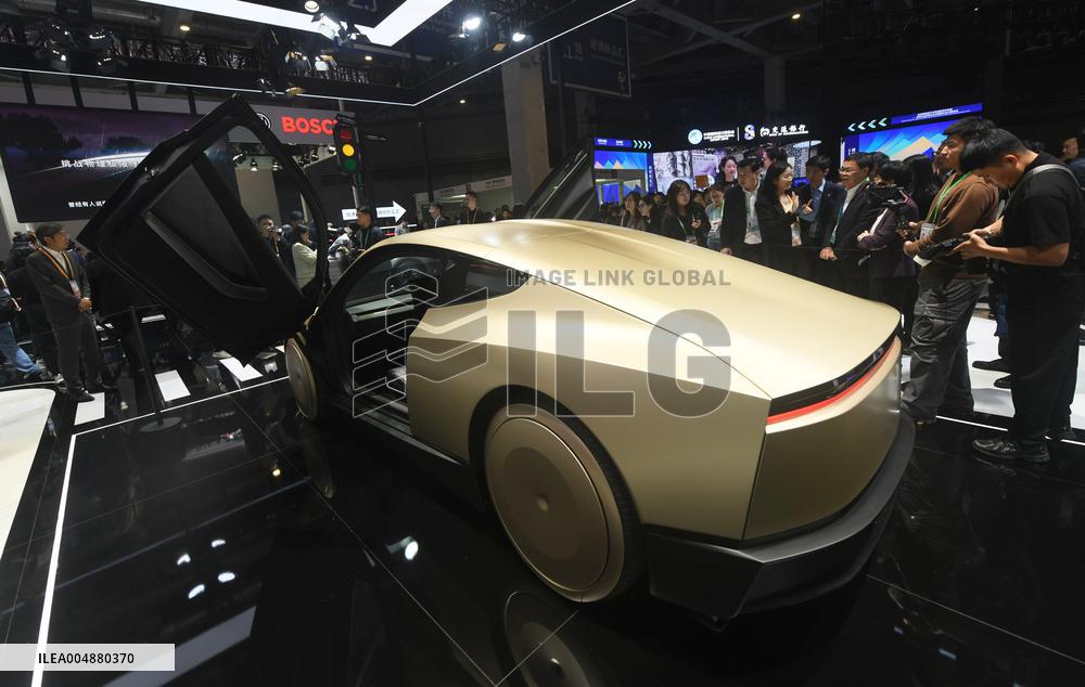 Tesla Cyber Autonomous EV at 8th CIIE in Shanghai